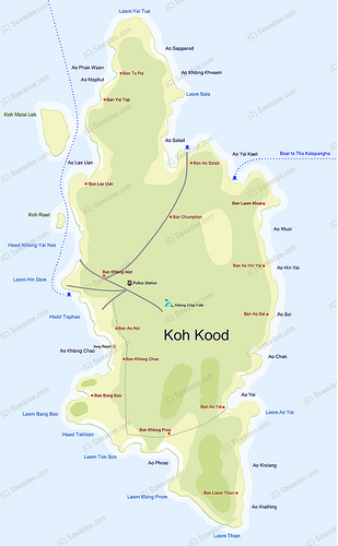 Koh Kood map